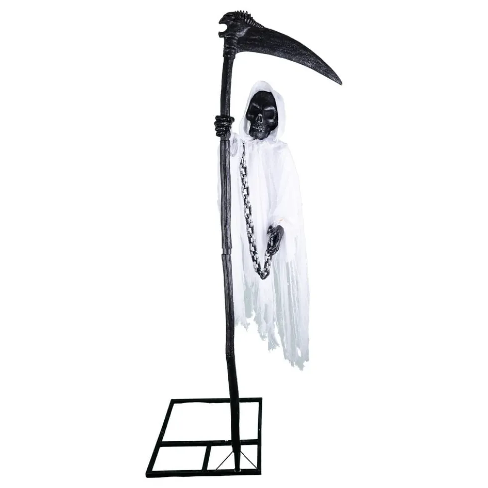 Animoitu Grim Reaper Äänellä ja Valolla -koriste