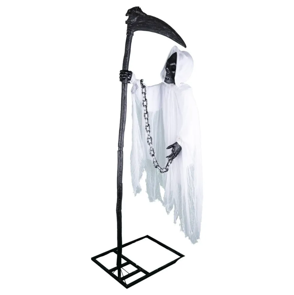 Animoitu Grim Reaper Äänellä ja Valolla -koriste