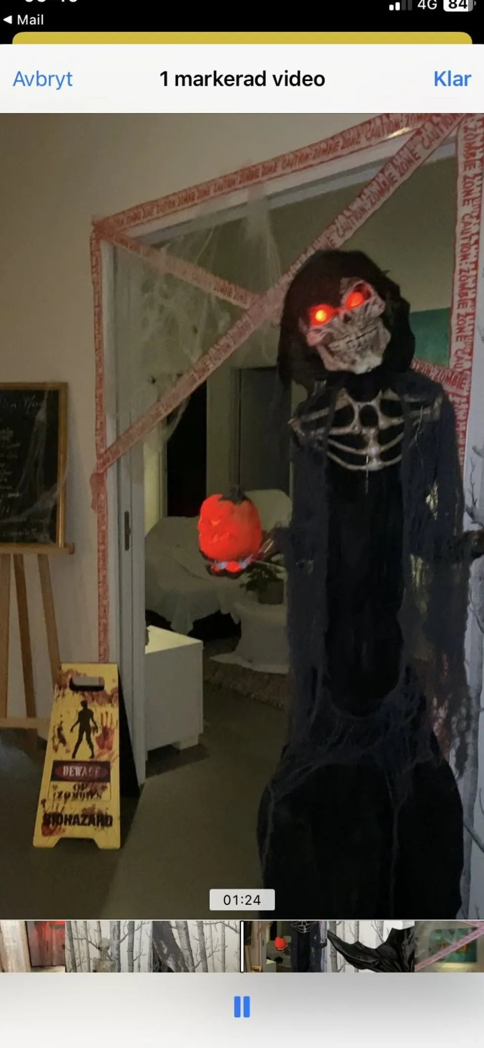 Animoitu Liikkuvapää Kalloprop