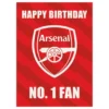Arsenal-syntymäpäiväkortti