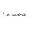 Autokyltti Just Married