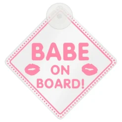 Babe On Board -autokyltti