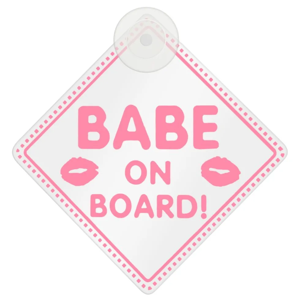 Babe On Board -autokyltti