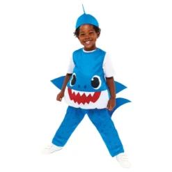 Baby Shark Sininen Lasten Naamiaisasu