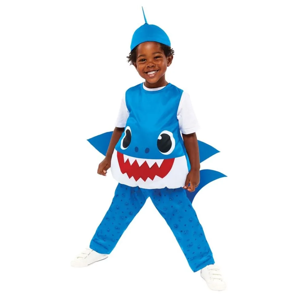 Baby Shark Sininen Lasten Naamiaisasu