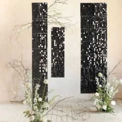 Backdrop Paljettipaneeli Musta