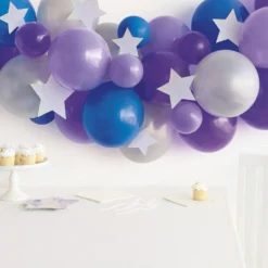 Ballonki-kaari Galaxy Lila