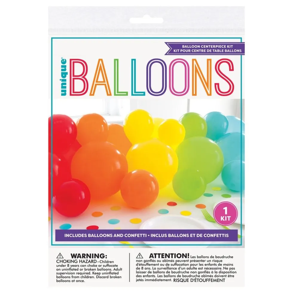 Balloon Viirinauha & Konfetti Sateenkaari