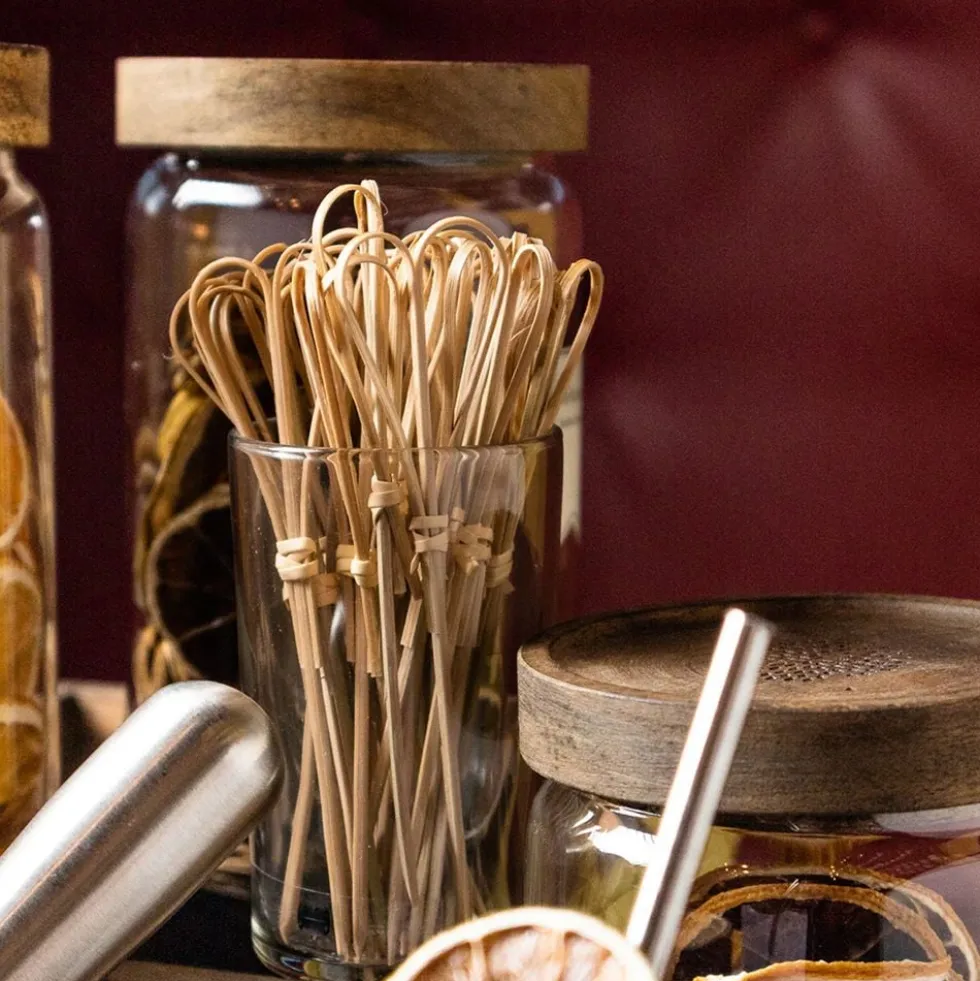 Bambu Sydän Cocktailtikku