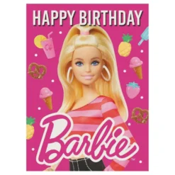 Barbie-syntymäpäiväkortti