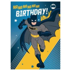 Batman-syntymäpäiväkortti