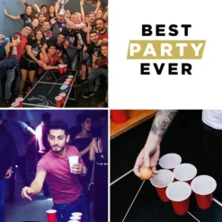 Beer Pong Bord Flip Cup
