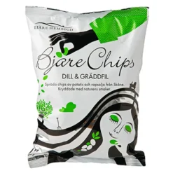 Bjäre Chips Dill och Gräddfil
