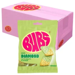 BUBS Sour Tutti Frutti Diamond -pussit Suurpakkaus