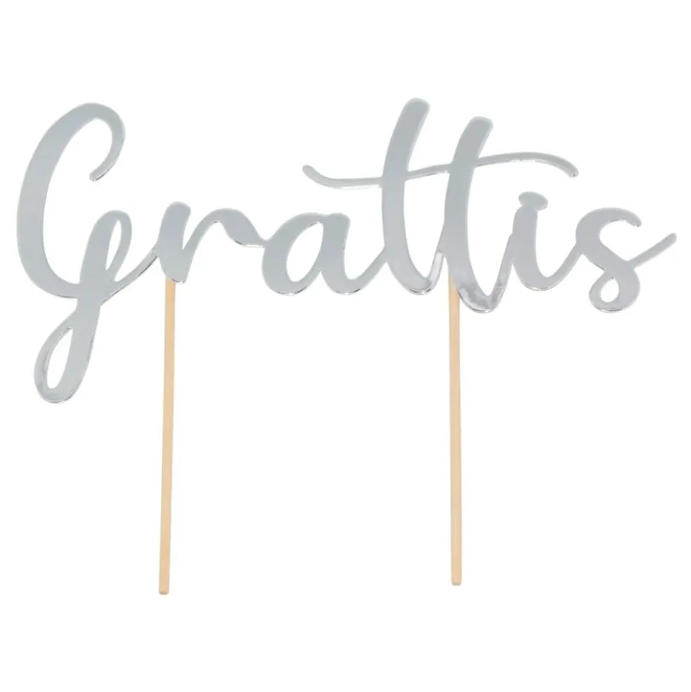 Cake Topper Grattis Hopea