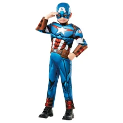 Captain America Deluxe Lasten Naamiaisasu