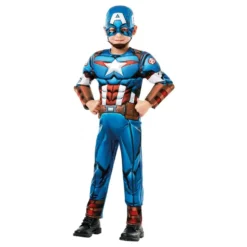 Captain America Deluxe Lasten Naamiaisasu