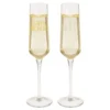 Champagneglassit Happy Birthday Setti