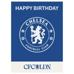 Chelsea-syntymäpäiväkortti