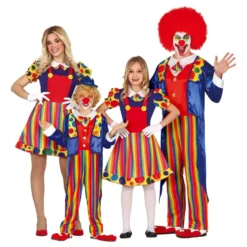 Clown Mekko Lasten Naamiaisasu