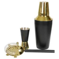 Cocktailsetti Kulta/Musta