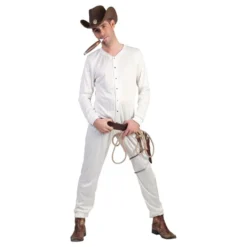Cowboy Alusasu Valkoinen Naamiaisasu
