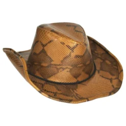 Cowboyhattu Krokotiilikuvioitu