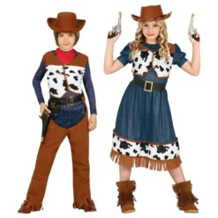 Cowboy Lasten Naamiaisasu