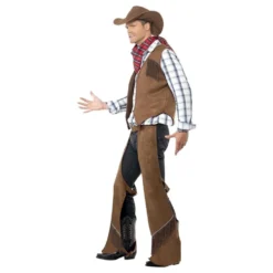 Cowboy Ruskea Naamiaisasu