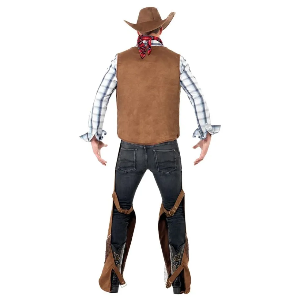 Cowboy Ruskea Naamiaisasu