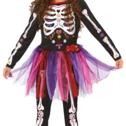 Day of the Dead Mekko Lasten Naamiaisasu