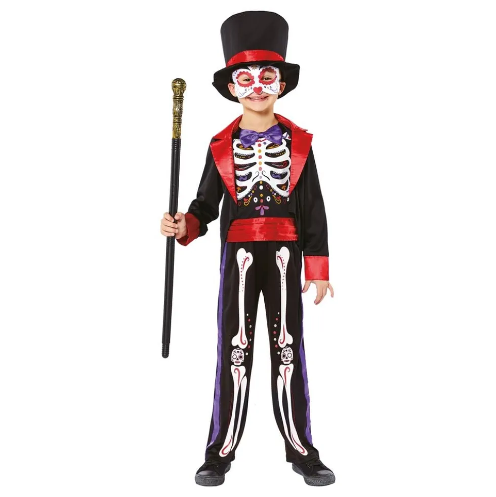 Day of the Dead Puku Lasten Naamiaisasu