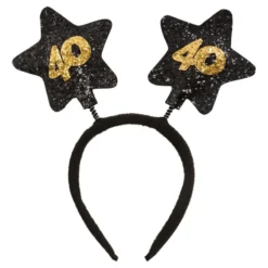 Diadem 40 Birthday Star Hiuspanta