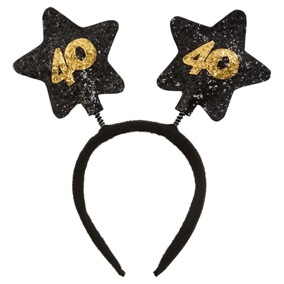 Diadem 40 Birthday Star Hiuspanta