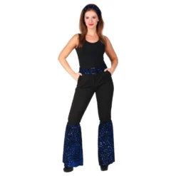 Disco Glitter Sininen Naamiaisasu