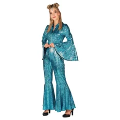 Discohaalari Turkos Deluxe Naamiaisasu