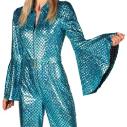 Discohaalari Turkos Deluxe Naamiaisasu