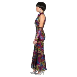 Disko Sateenkaari Jumpsuit Naamiaisasu