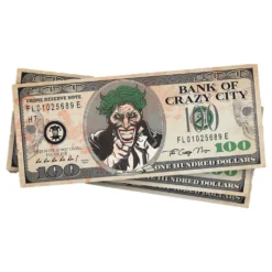 Dollarinsetelit Evil Joker