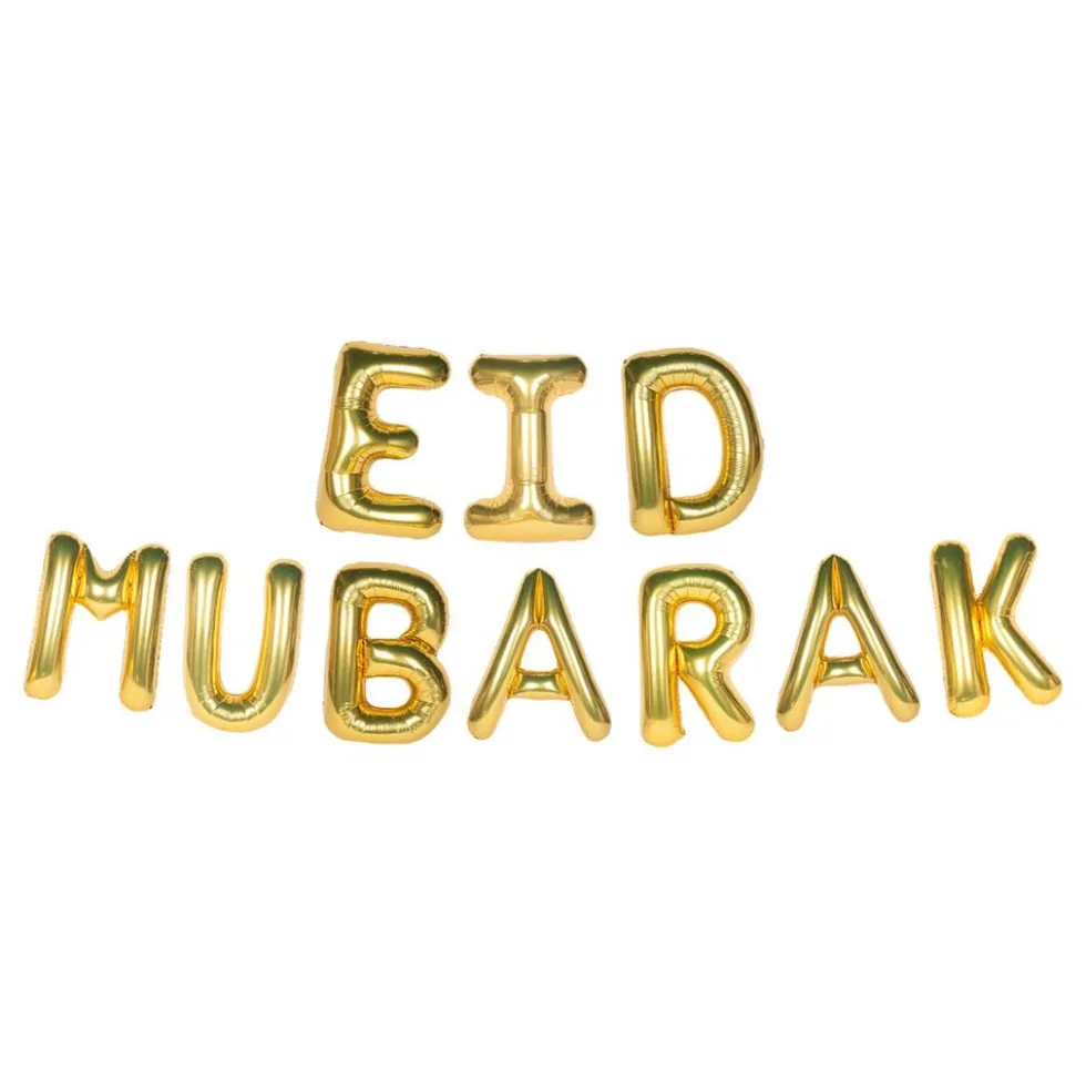 Eid Mubarak Kulta Ballonkiviirinauha