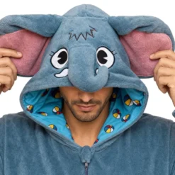 Elefantti Onesie Naamiaisasu