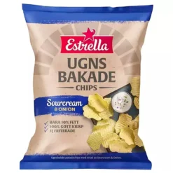 Estrella Sourcream & Onion Ugnsbakade Chips