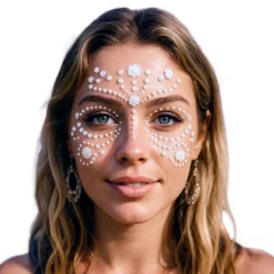 Face Jewels Helmiäiskukat