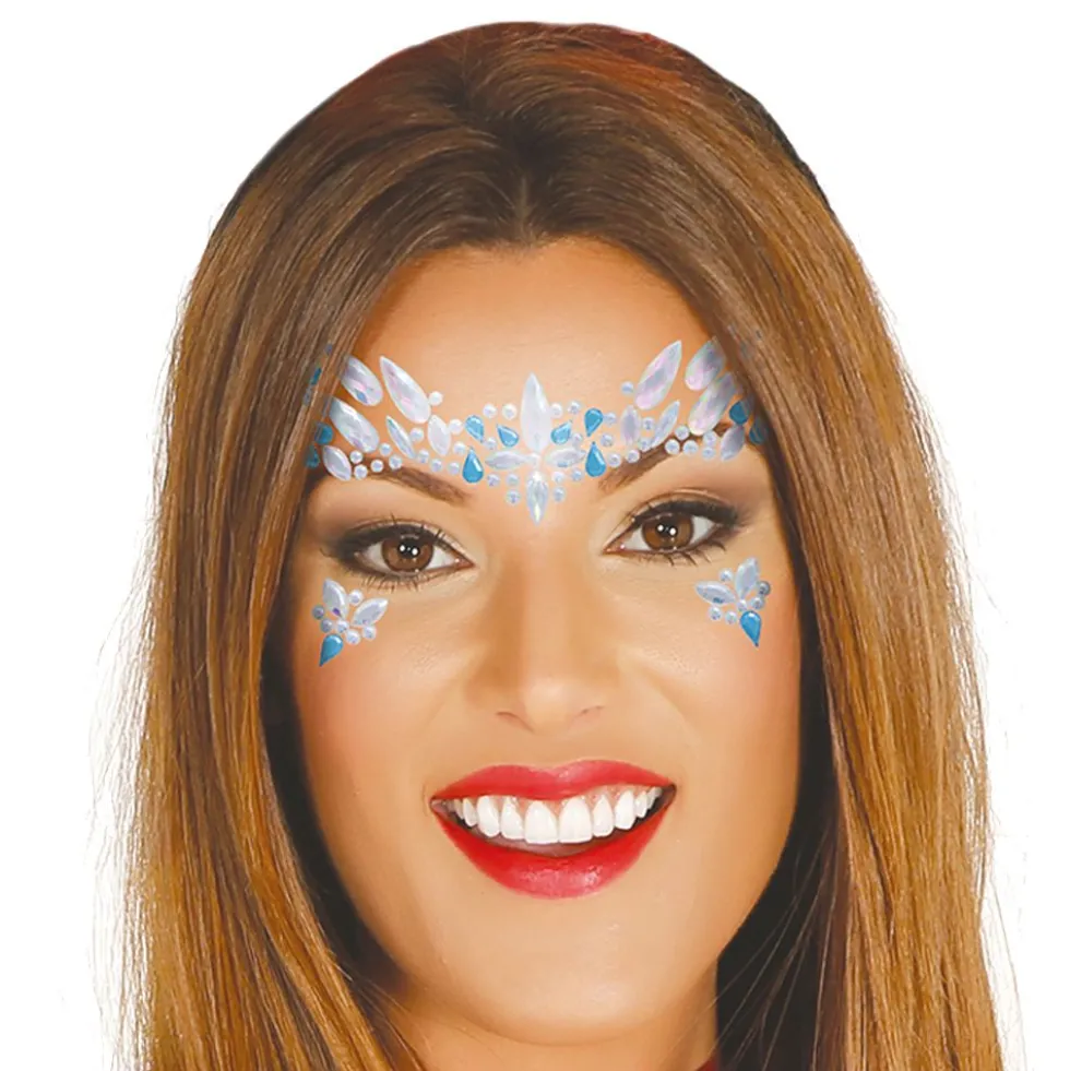 Face Jewels Ice Blue