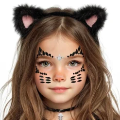 Face Jewels Kissa Lapsille
