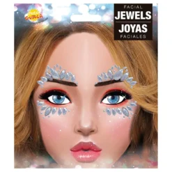 Face Jewels Silver Leana