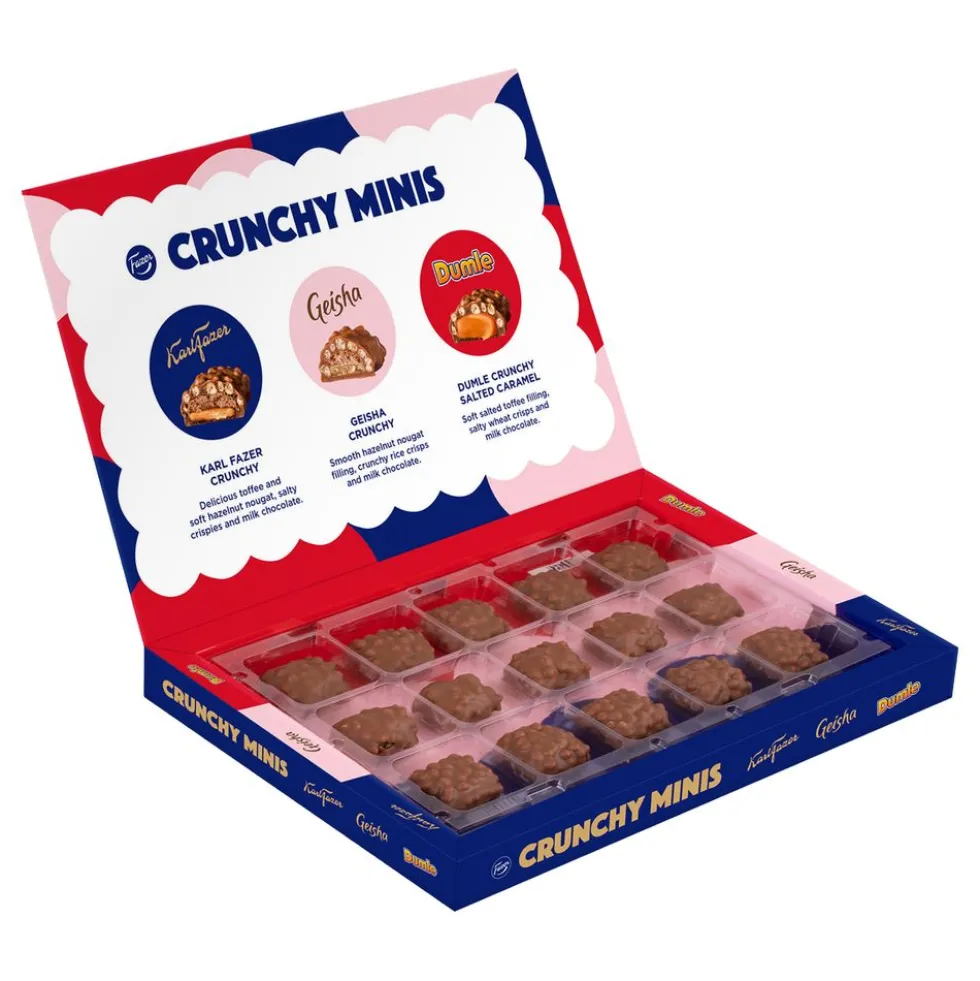 Fazer Crunchy Minis Suklaakonvehdit