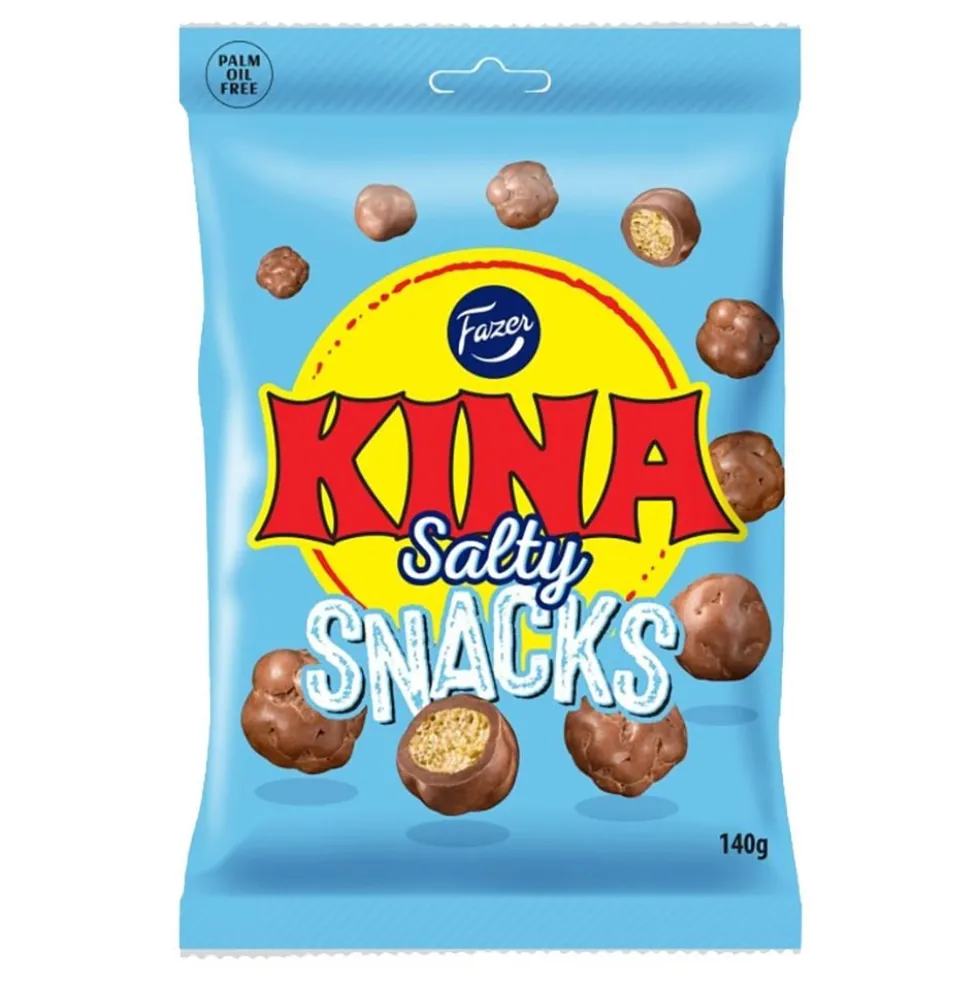 Fazer Kina Salty Snacks -naposteltavat