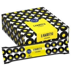 Fazer Lakritsi Lemon Tanko Suurpakkaus