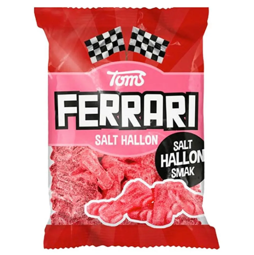 Ferrari Salt Hallon Karkkipussi